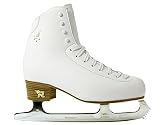 patines de competicion patinaje artistico Superior: microfibra risport. Patines para Patinaje Artistico Sobre Hielo de Nivel Avanzado Botas Electra Light+Cuchillas Stifeld Basic (250MM/ EU 37,5 / UK 4,5)