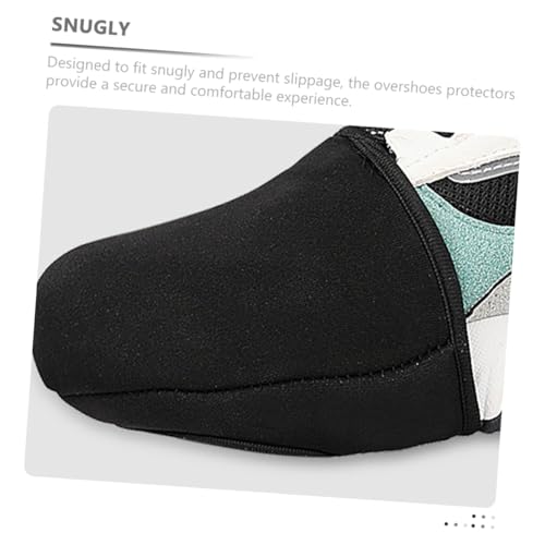 Cubiertas térmicas para medias zapatillas de ciclismo, impermeables, cortaviento y cálidas, de material suave, resistentes al agua y a las manchas para uso al aire libre miniatura 2