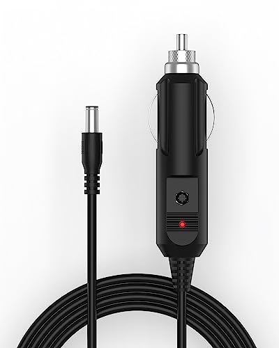 Replacement for Comfier Car Adapter, 12V Car Adapter for All Comfier Car Massage Seat and Back Massager Chair Cigarette Lighter Charger, for Massager Power Cord