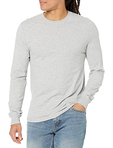 T-Shirt Classique À Manches Longues 100% Coton Robuste pour Homme