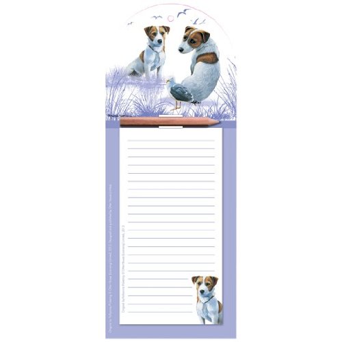 Foglietto memo magnetico con Jack Russell