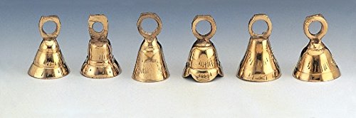 Assorted 1.5" Brass Bells-One Dozen