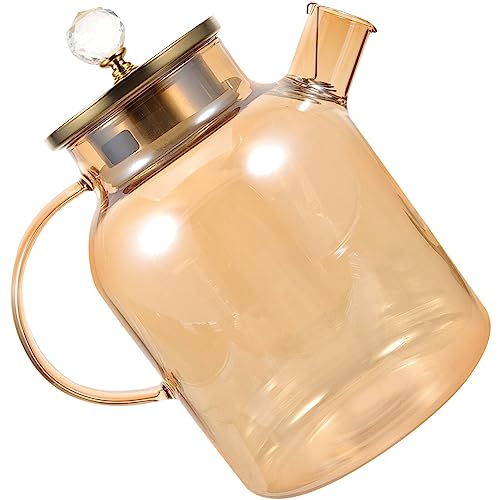 UPKOCH Kühler Glaswasserkrug Hochtemperaturbeständig Für Kalt Und Heißgetränke Für Zuhause Und Partys