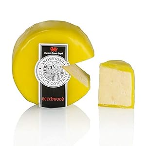 Snowdonia – Beechwood Smoked, geräucherter Cheddar Käse, gelber Wachs, 200g