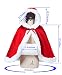 BEAUTELICATE Capa con Capucha Mujer Invierno Pelo Corto Poncho para Vestido de...