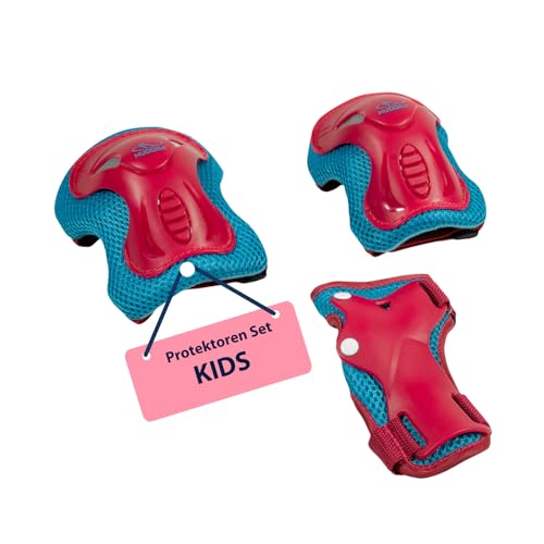 Protectores para niños y adultos HUDORA evita raspones al andar en patines y monopatines XS