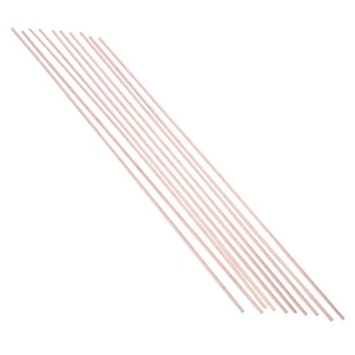 Cabilock Copper Welding Rods 10pcs Flat Bar Plate for Metal Welding Rods Metal Working Supplies