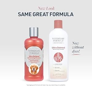 Veterinary Formula Smart Coat Complex Ultra Oatmeal Moisturizing Shampoo for Dogs, 17 Fl oz – Moisture-Rich, Nourishing Shampoo – Leaves Coat Clean, Soft, Silky, Shiny – Long-Lasting Fragrance
