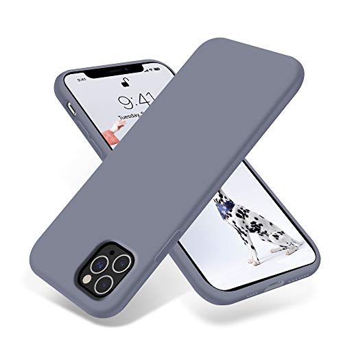OTOFLY iPhone 11 Pro Max Case,Ultra Slim Fit iPhone Case Liquid Silicone Gel Cover with Full Body Protection Anti-Scratch Shockproof Case Compatible with iPhone 11 Pro Max (Lavender)