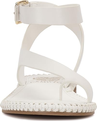 Image of Vince Camuto Libahs Ankle Strap Toe Loop Flat Sandals