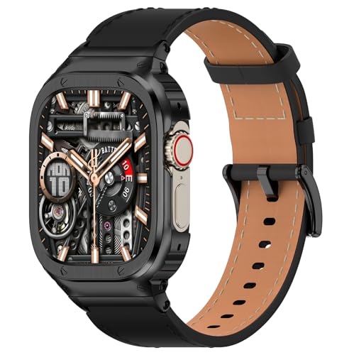 Image of Suplink Stainless Steel Metal Band Compatible with Apple Watch 45m 44mm 42mm 41mm 40mm 38mm, Metal Replacement Strap for iWatch Bands Series 8 7 6 5 4 3 2 1 SE
