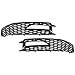 Kojem Compatible with 2013-2016 Audi A4 Quattro B8.5 A4 S-Line S4 Front Bumper Fog Light Vent Grille Lower Cover Bezel RS4 Style - Gloss Black Honeycomb