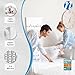 National Allergy 100% Cotton Twin Mattress Encasement 38x75x12, Hypoallergenic, Dust Proof Zippered 6-Sided Cover, Breathable, Noiseless Natural Cotton, AAFA Certified