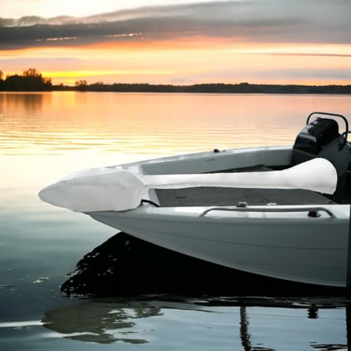 Oceansouth Custom trolling Motor Cover Designed for MINN KOTA (Cover Compatible with Riptide Ulterra, 72", White)