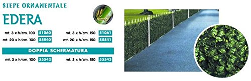 1x3 MT - SIEPE ORNAMENTALE EDERA ARTIFICIALE CON