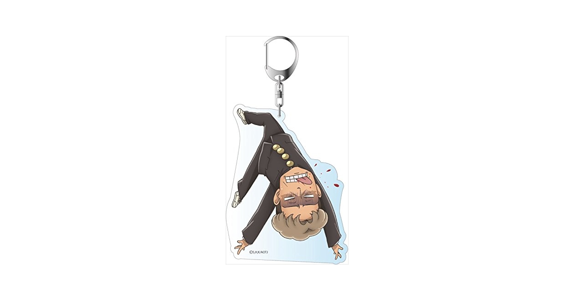 ハンジ・ゾエ デカキーホルダー 進撃の巨人　進撃!巨人中学校 ハンジ・ゾエ デカキーホルダー 進撃の巨人 進撃!巨人中学校