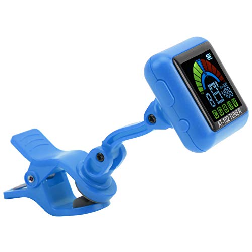 Accordeur de guitare numérique LCD à clipser rechargeable par USB pour guitare électrique, ukulélé, violon (bleu) - Les Beatles, Paul McCartney, John Lennon, RIngo Starr, George Harrison Accordeur de guitare numérique LCD à clipser rechargeable par USB pour guitare électrique, ukulélé, violon (bleu) – Image 7