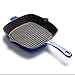 Produktbild DDHZTA Gusseisernen Steak-Spezialtopf Household Gas ungestrichenen physischen Antihaftstreifen Pfanne Gusseisen ungestrichenen Rauch weniger,Blau