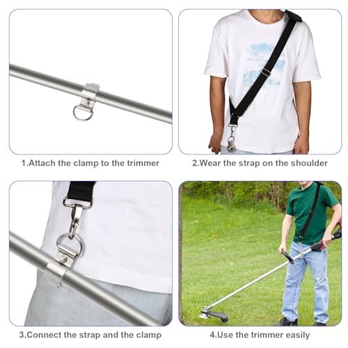 Image of String Trimmer Shoulder Strap AP1500 for EGO 56V Universal Shoulder Strap Weed Trimmers Shoulder Strap Comfort with ego Multi Head System Strap