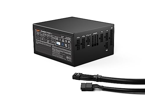 Image of be quiet! BN516 Straight Power 12-1000w 80 Plus Platinum, ATX 3.0, Modular Power Supply, for PCIe 5.0 GPUs and GPUs with 6+2 pin connectors, Silent 135mm be quiet! Fan - BN516