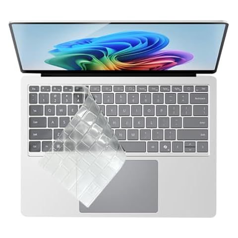 Ultra Thin Keyboard Skin Cover Compatible for 2024 Microsoft Surface Laptop (7th Edition, Windows 11 Copilot+ PC) 13.8"/15" Touchscreen Display, US Keyboard Layout (TPU) Cover