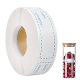 Abnehmbar: Einfach aufzutragen und abzuziehen, keine Papier- oder Kleberückstände auf Flasche oder Schüssel, ideal für wiederverwendbare Lebensmittelbehälter.