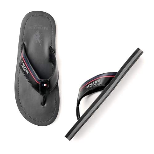 Image of U.S. Polo Assn.| NESTA LT. GREY| Stylish slider Flipflops for Man