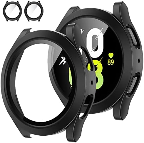 Tensea 2PCS for Samsung Galaxy Watch FE/5/4 Screen Protector Case 40mm