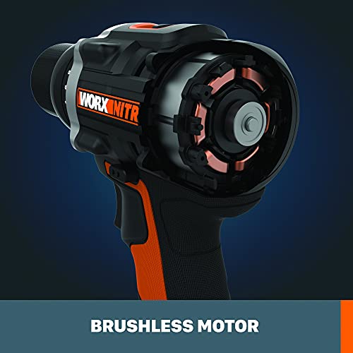 Worx Wx960L Nitro 20V Cordless Impact Driver & Drill/Driver Brushless Combo Kit #TOP2