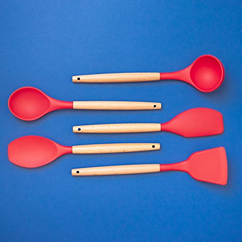 Concha de Silicone com Cabo de Madeira - Oikos