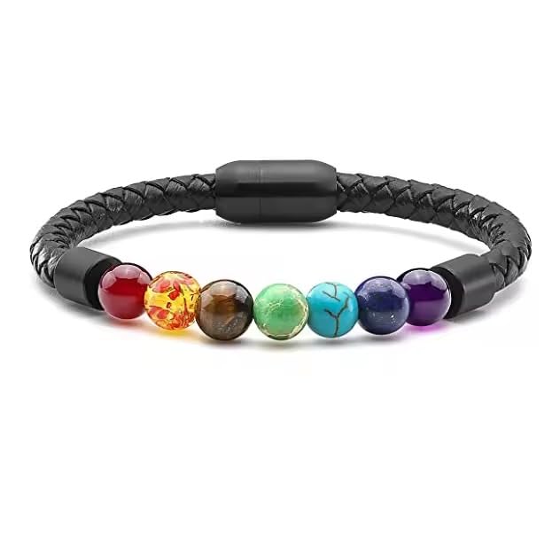 MEENAZ Bracelet for women men boys 7 Chakra Healing Bracelet Pyrite Evil Eye Bracelet | Original Unisex Bracelet Authentic Stones | 7 Chakra + Money Magnet + Protective magnet 8 mm beads 764 (B0D1NCBHYH) Amazon Price History, Amazon Price Tracker