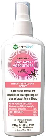 Stay Away Picaridin Mosquitoes Insect Repellent Unscented Spray - All Natural, Environmentally Friendly, No Mess, Standard Size 4-Ounce (1-Pack)