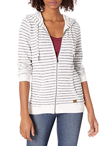 Roxy Junior's Trippin Zip Up Hoodie, Mood Indigo Zoupla Horizon Tale, S
