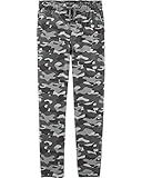 Osh Kosh Little Boy's Pull-On Twill Joggers Pants, Camo, 12