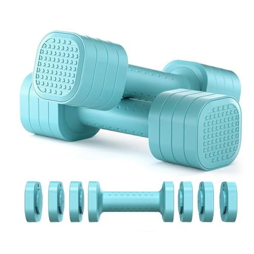 Haltères réglables pour femme poids de gym modulables 4 en 1 entraînement fitness à la maison
