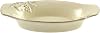 Casafina Ceramic Stoneware 13 Oval Gratin - Madeira Harvest Collection, Vanilla Crème | Microwave & Dishwasher Safe Dinnerware | Food Safe Glazing | Restaurant Quality Serveware