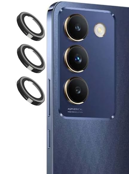 CellRyte Upgraded Camera Lens Frame Glass for Vivo Y200E 5G Camera Lens Protector and Aluminum Alloy Rings - Multicolor, 3Pack (B0D3Q7SDP8) Amazon Price History, Amazon Price Tracker