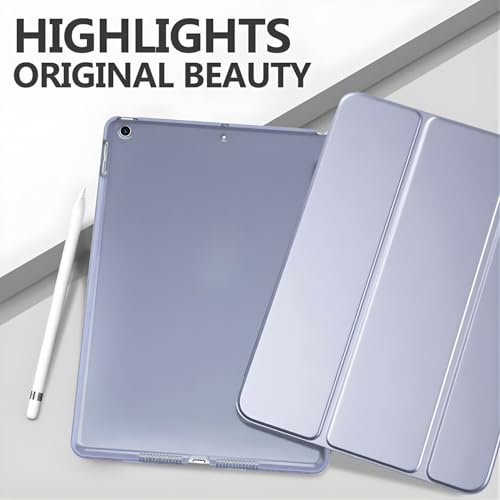 Image of MOCA Case for 7.9 inch inch iPad mini 1 Mini 2 Mini 3 iPad A1432 A1454 A1455 A1489 A1601 A1490 A1491 A1599 A1600 Translucent Back Stand Flip Cover case (Lilac Purple)