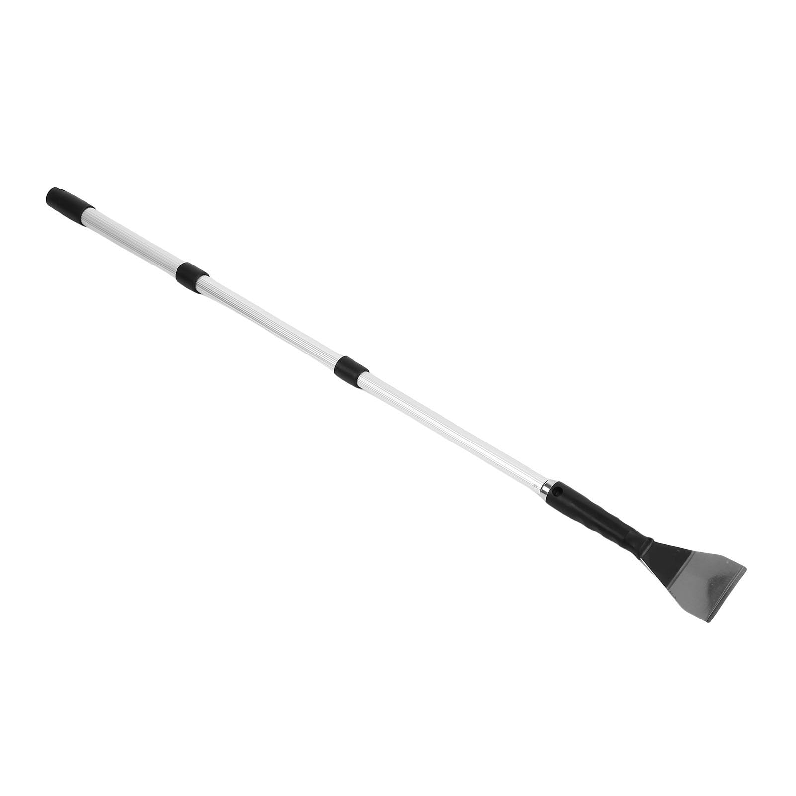Fafeicy Juego de Cuchillas para Quitar Paneles de Yeso, 4 Tamaños, Espátulas de Masilla de Acero Inoxidable, Poste Telescópico Ajustable de 15,75 a 39,37 Pulgadas con Cuchillas de 2 Mm