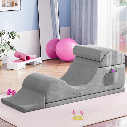 Convertible Yoga Chair for Adults, Ergonomic Foam Lounge...