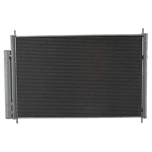 Image of TRQ A /C Condenser and Receiver Drier Assembly Compatible with 09-19 Toyota Corolla 09-14 Matrix 11-16 Scion tC 08-15 xB 09-10 Pontiac Vibe