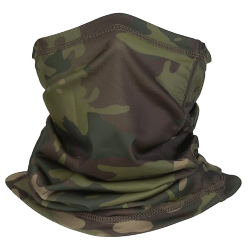 XY3545HS Camo pescoço polaina máscara facial cachecol de esqui para homens e mulheres proteção uv à