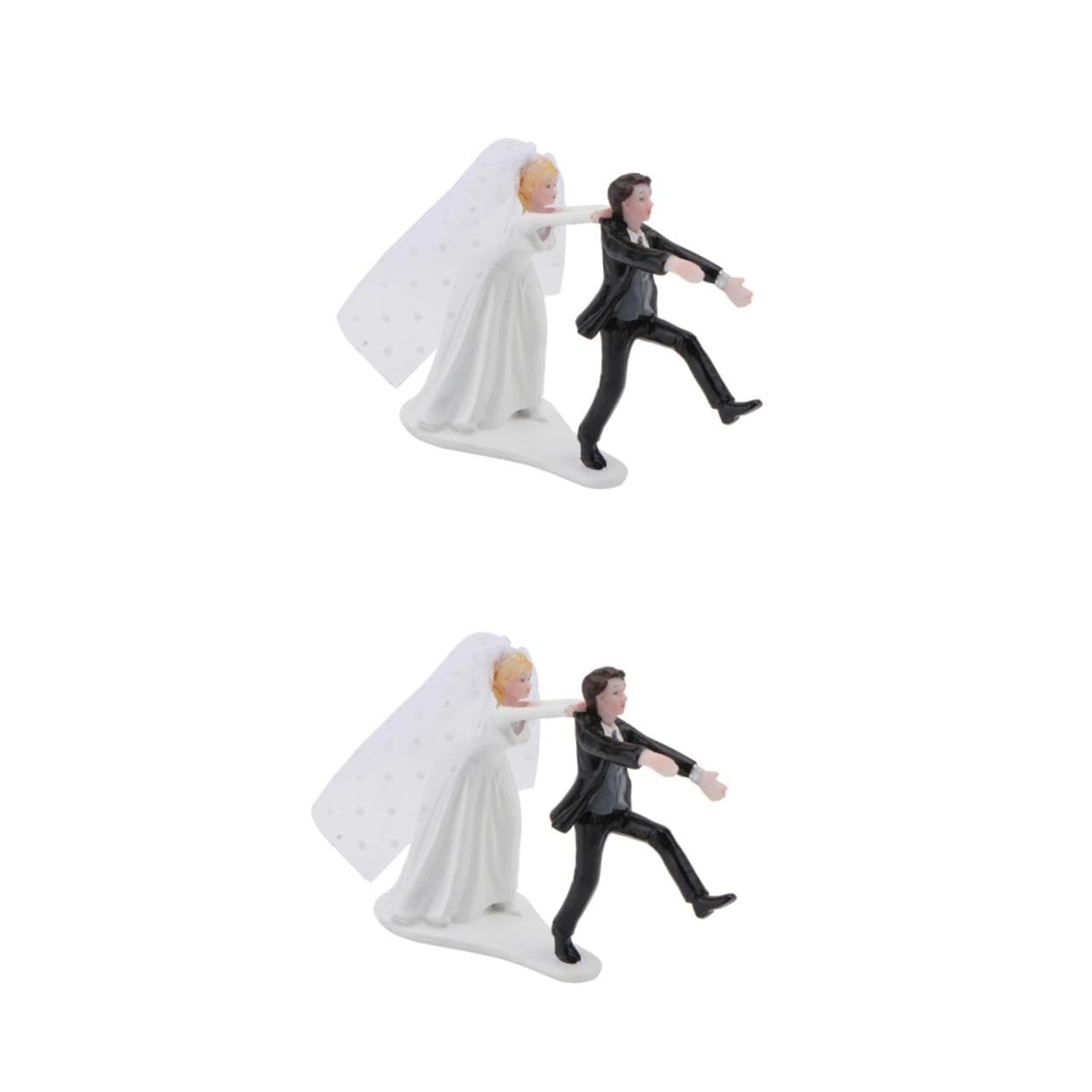 ABOOFAN Lot De 2 Décorations De Gâteau pour Fête De Mariage Décoration De Bureau Fournitures De Fête De Mariage