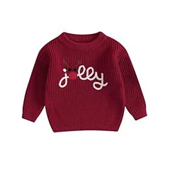 Christmas Jolly & Reindeer Wine Red