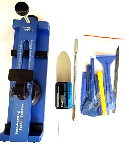 Hodyludy LCDスクリーン スマホ分解ツール 吸盤式 スマホ分解修理用 LCDオープニングツール 55mm大型吸盤付き アルミニウム合金製 iphoneバッテリー交換工具 ブルー