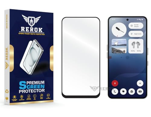 Image of Gorilla Tempered Glass Screen Protector Compatible with Nothing Phone 3A [Pack of 1] | Edge-to-Edge, Bubble-Free, Case Friendly, Easy Installation Kit