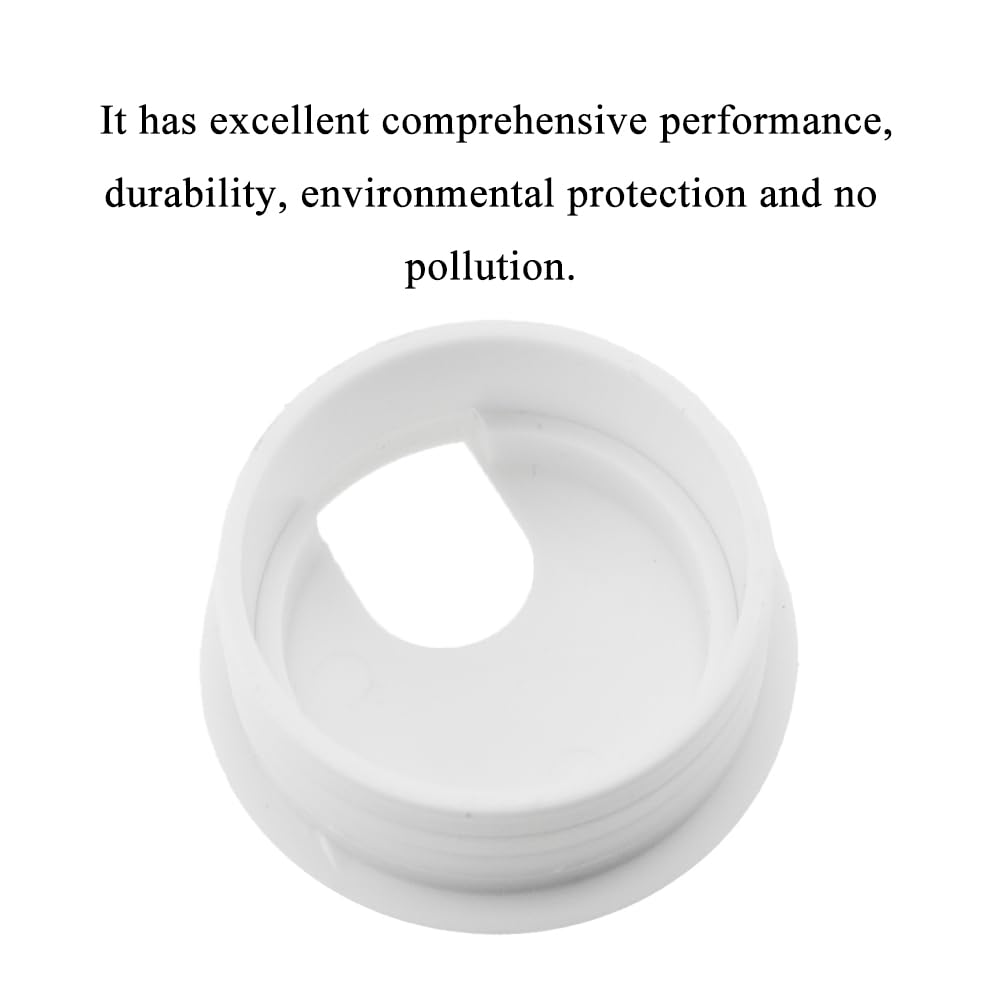 Snapklik.com : 2Pcs 177Inch/45mm White ABS Plastic U-Shaped Desk ...