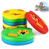 【Regalos de verano para bebés】: a los bebés les encanta nadar y jugar en el agua, el ala de agua ayuda a los niños a mantener el equilibrio sobre el agua, para que los niños aprendan a nadar rápidamente. El disco de natación es adecuado para lugares interiores y exteriores como bañeras grandes, playas, piscinas, etc.