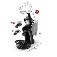 Philips HD6553/67 Senseo Kaffeepadmaschine (mit Kaffee Boost und Crema Plus Technologie), Schwarz – Ansicht 4