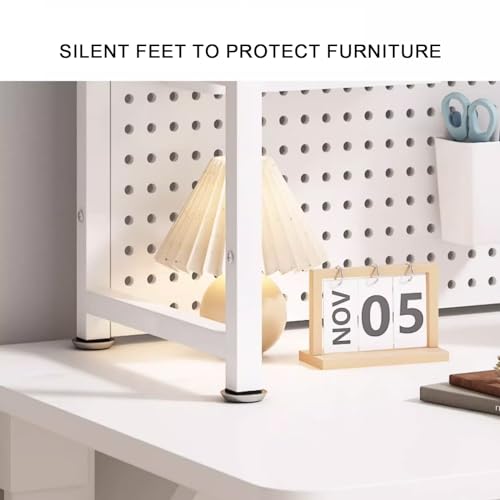 Étagère de bureau robuste en acier noir pour rangement maison - 6